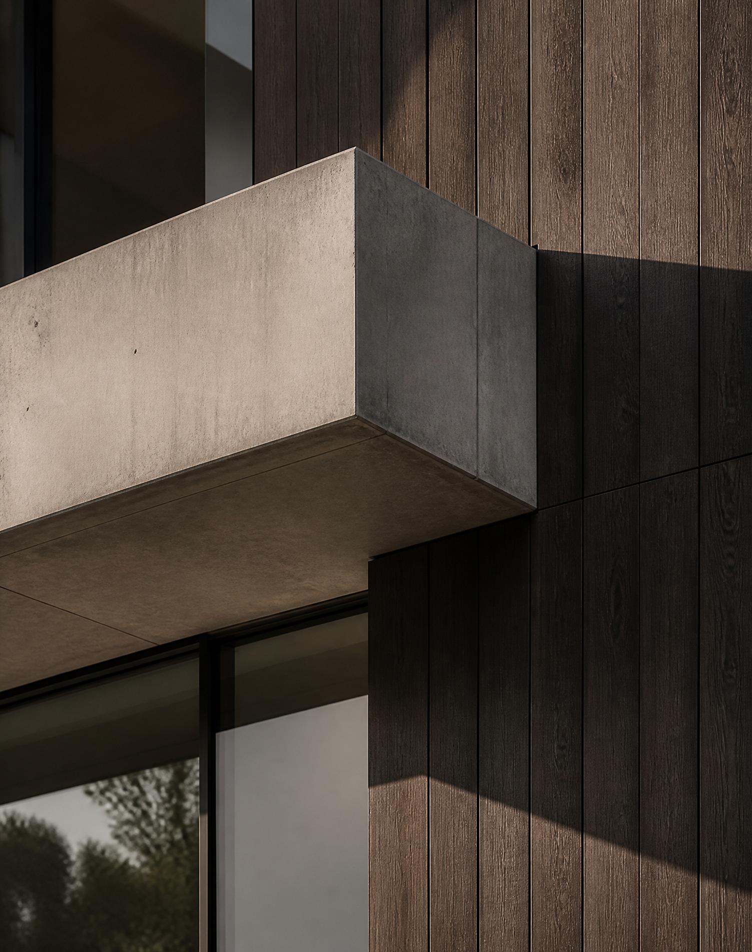 Architectural facade detail